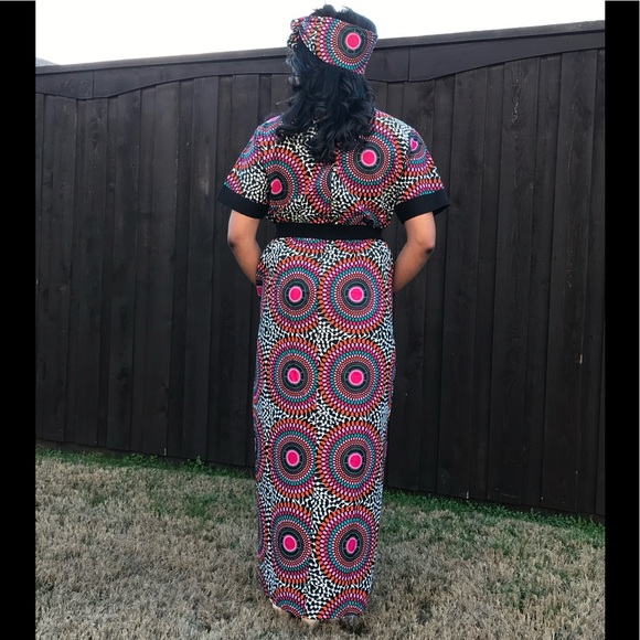 CIRCLE OF LIFE MAXI DRESS www.nikishaw.com - Picture 3 of 3